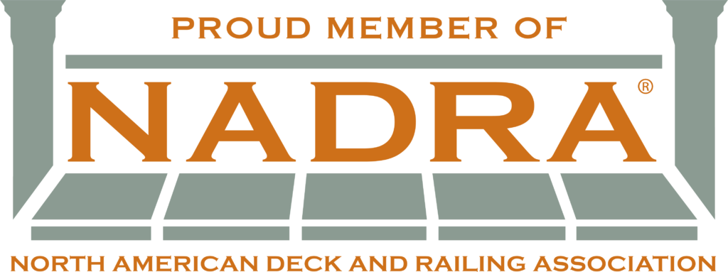 NADRA footer image. Stands for North American Deck And Railing Association