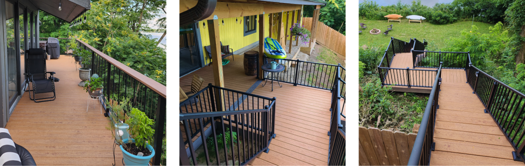 water-shedding decking saves home foundation