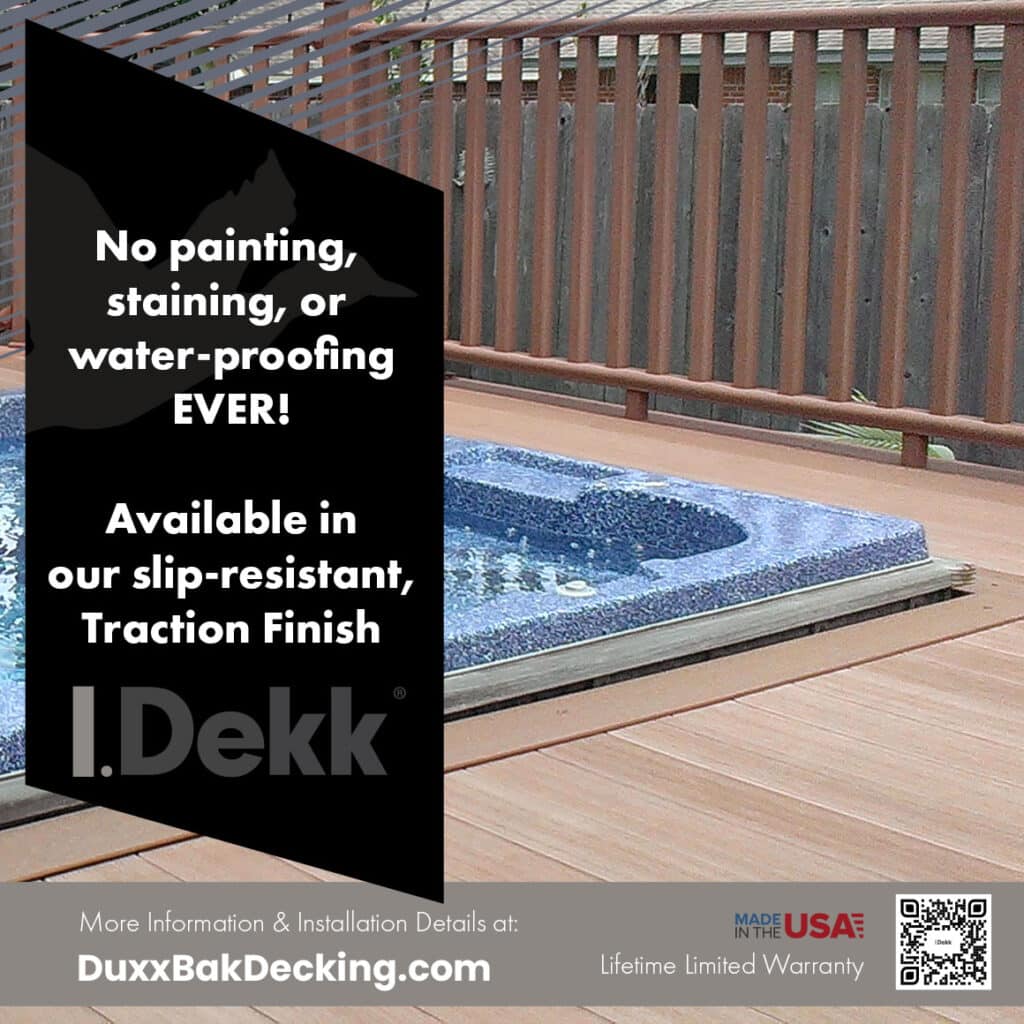 I.DEKK S4S Cool Sand | DuxxBak Composite Decking