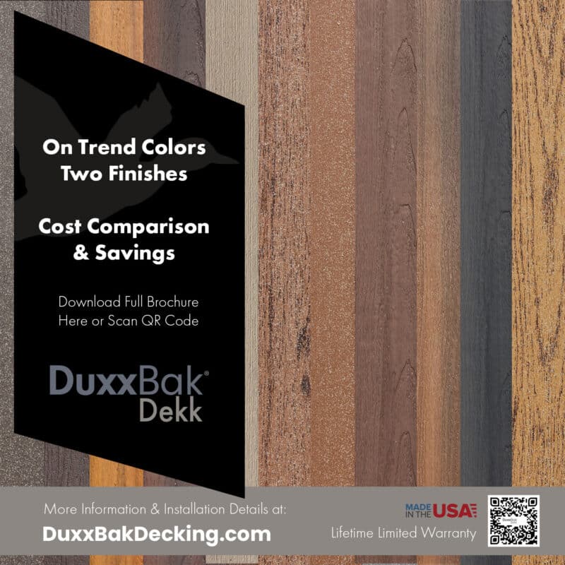 DuxxBak Dekk Rustic Red | DuxxBak Composite Decking